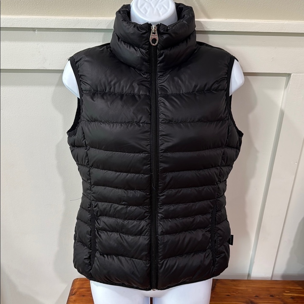Calvin Klein Packable Lightweight Premium Down Black Vest